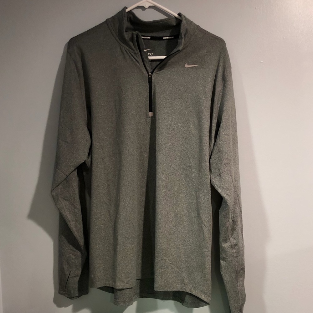 Nike Running 3/4 zip jacket.